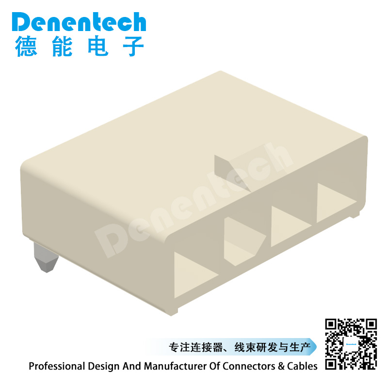 Denentech 单排90度 4.20mmWafer 胶壳端子 接插件 针座 插件连接器
